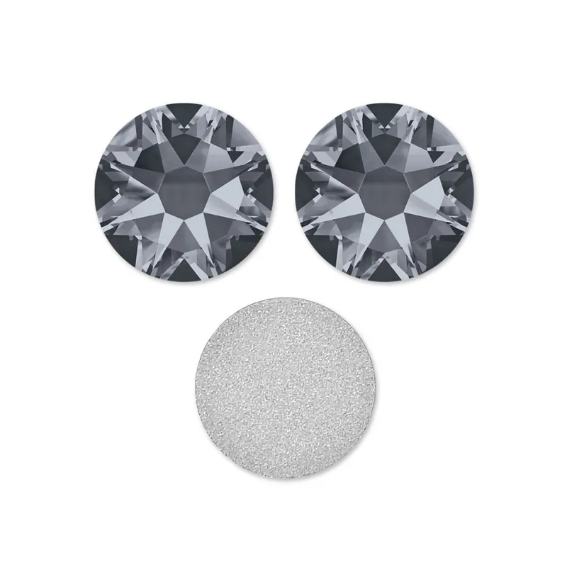 Promozione Esclusiva Strass à coller en cristal PureCrystal 6 mm Crystal Silver Night x10