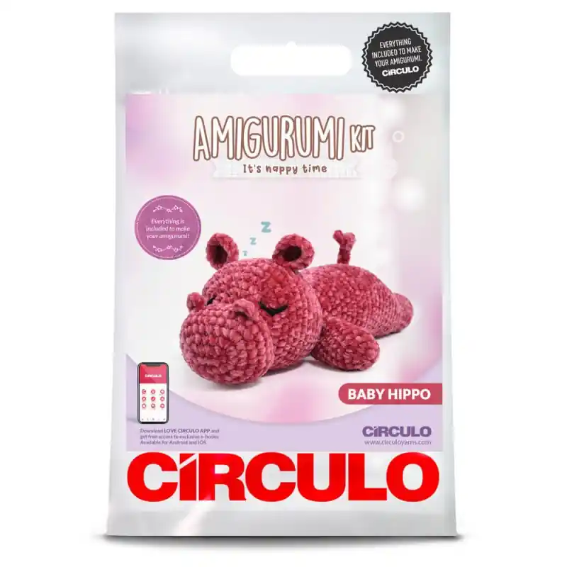 Di Tendenza Kit Amigurumi Baby Hippo - Circulo