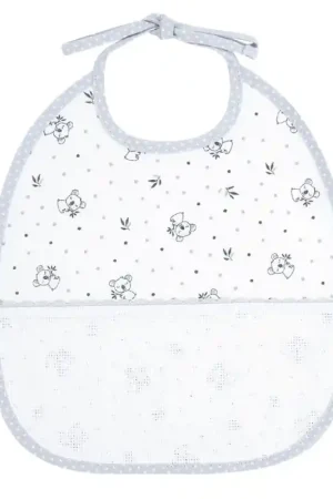 Bavaglino da Ricamare con Motivi di Koala - DMC Esclusivo