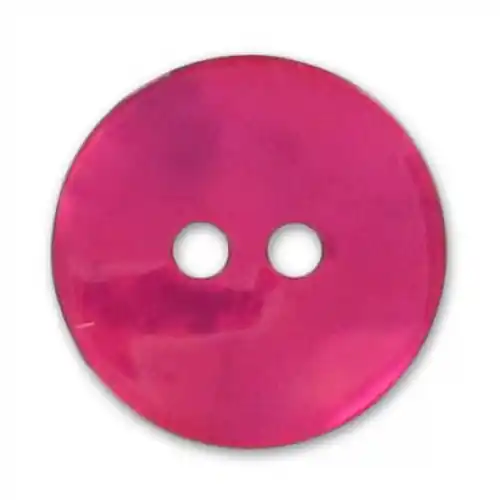 Spedizione Gratuita Bouton Nacre 18 mm Fuchsia x1
