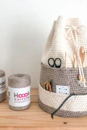 Ultime Pezzi Kit all'Uncinetto - Borsa per Progetti Jönköping - Hoooked