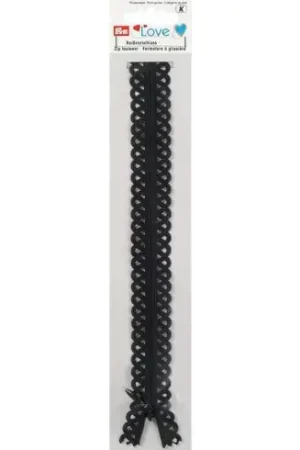 Nuova Collezione Chiusura non separabile - invisibile - Cerniera nera - Iniettato - Prym