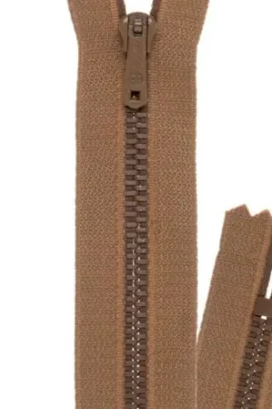 Occasione Chiusura non separabile - Chiusura lampo ® Beige scuro metallizzato - 4 cm - Prym