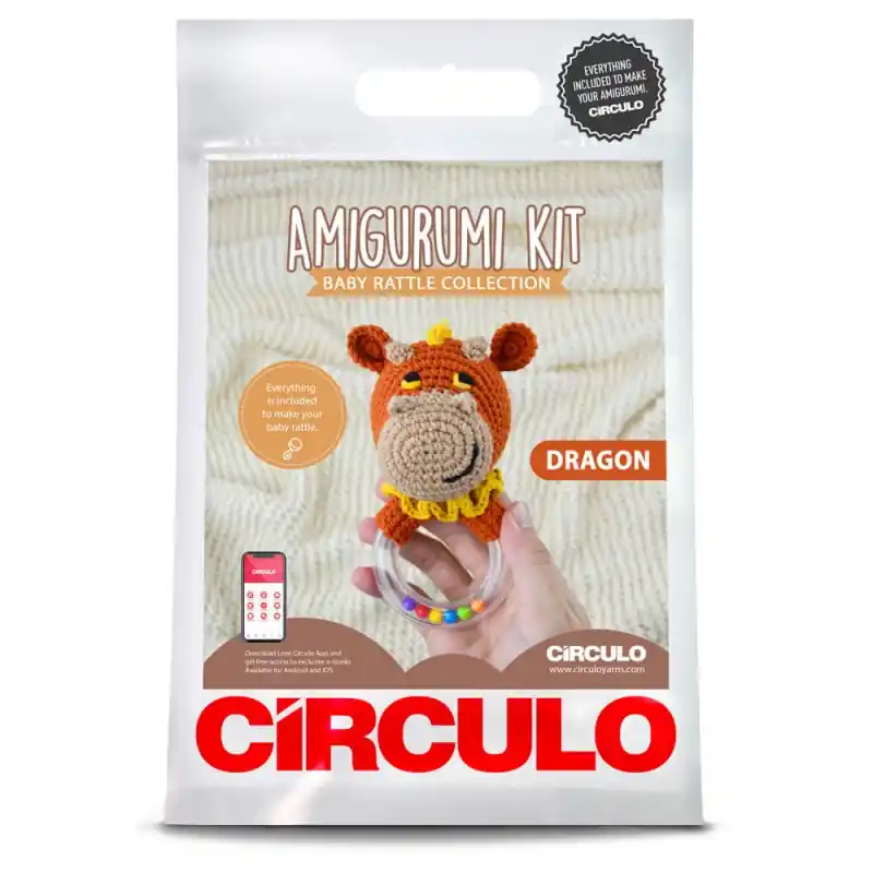 Kit Amigurumi Sonaglio Drago - Circulo Di Tendenza