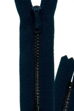 Promozione Chiusura non separabile - Chiusura lampo ® Blu navy - metallico- 4mm - Prym