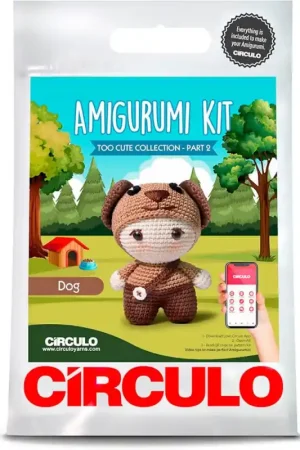 Reso Gratuito Kit Amigurumi Dog - Círculo