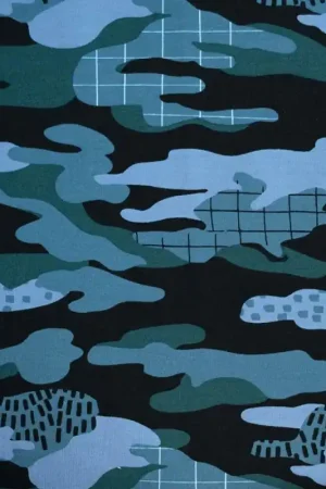 Professionale Tessuto Sweat Katia - Camouflage Bears