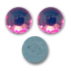 Strass à coller en cristal PureCrystal 2,6 mm Rose x36 Esclusivo