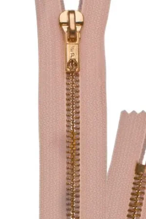 Chiusura non separabile - Chiusura lampo ® Bianco sporco/ottone - Metallico - 6mm - Prym Esclusivo