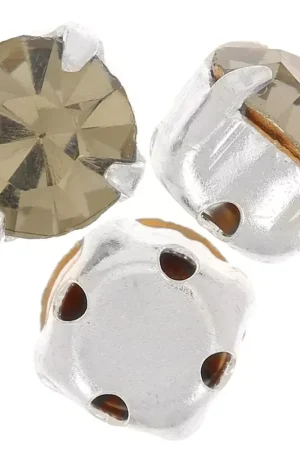 Chatons montés 6 mm Black Diamond x5 Subito Disponibile