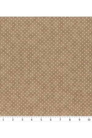 Moda Fabrics Essential Dots - Tessuto Tortora Sfumato con Pois Più Venduto