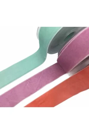 Economico Passamaneria Nastro Velluto Mano Tipo Seta Alto 4 Cm