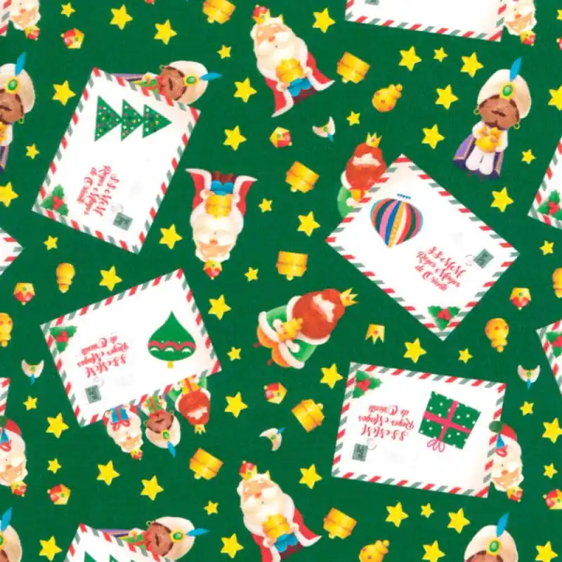 Tessuto Popeline - Tre Re Magi - Letteres Offerta Del Giorno