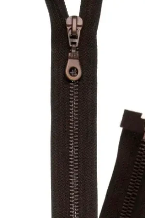 Chiusura separabile - Chiusura lampo ® Nocino/Vecchio oro - Metallico - Prym Nuovo Arrivo