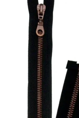 Chiusura separabile - Chiusura Eclair ® Nero/Oro vecchio - Metallico - Prym Spedizione Espresso