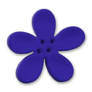Bouton orchidée 20 mm Bleu dur x1 A Buon Prezzo
