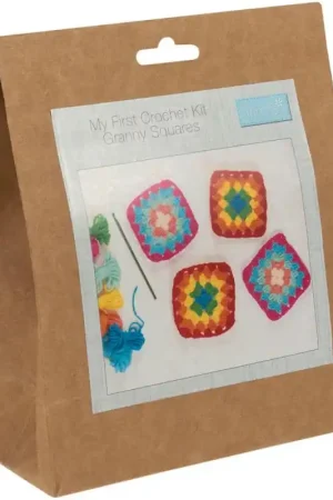 Il Mio Primo Kit di Uncinetto - Granny Squares - Trimits Promozione