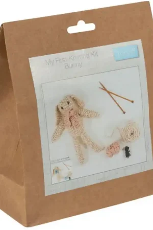 A Buon Prezzo Il Mio Primo Kit di Maglia – Coniglietto con Sciarpa - Trimits