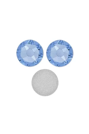 Subito Disponibile Strass à coller en cristal PureCrystal 6 mm Light Sapphire x10