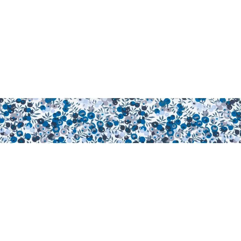 Novità Biais en tissu Liberty - Wiltshire - Curaçao x1m