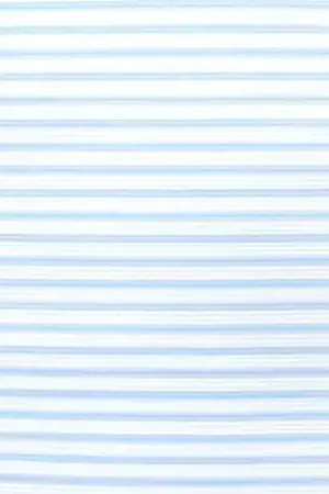 Ultimissimo Modello Tessuto Piquet a Righine Celesti e Bianche, h160
