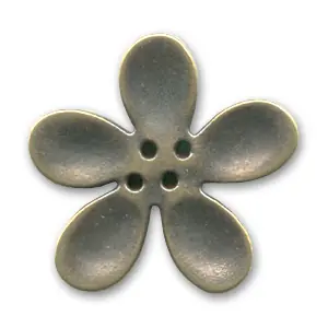 Bouton orchidée 40 mm Bronze x1 Popolare