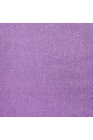 Esclusivo Tessuto Tinto in Filo Viola Scuro Tinta Unita, h140