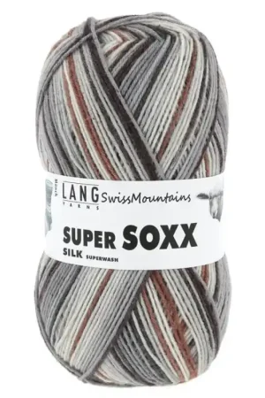 Direttamente Dal Produttore Lang Yarns Super Soxx Silk Color 4-ply
