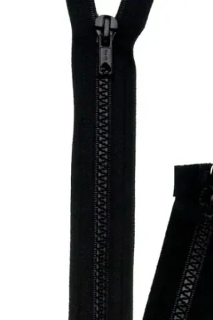 Spedito Oggi Chiusura separabile - Cerniera ® Nero - Doppio cursore - Stampato - Prym