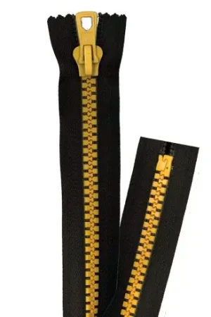 Chiusura non separabile - Cerniera ® Marrone/Giallo - Iniettato - Prym Prezzo Scontato