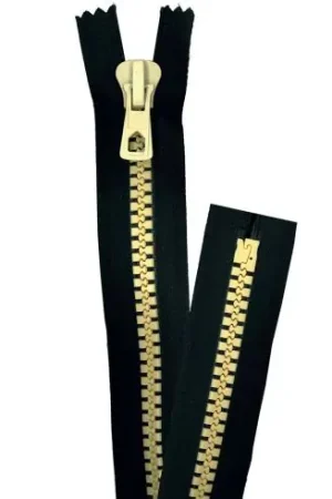 Reso Gratuito Chiusura non separabile - Cerniera ® Nero/Giallo - Iniettato - Prym