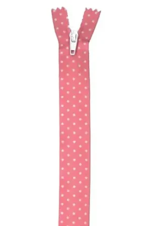 Chiusura non separabile - invisibile - Chiusura Eclair ® Rosa a pois bianchi - spiralata - Prym Compra Oggi Stesso