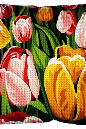 Subito Disponibile Kit cuscino fori grossi - Tulipani - Margot de Paris