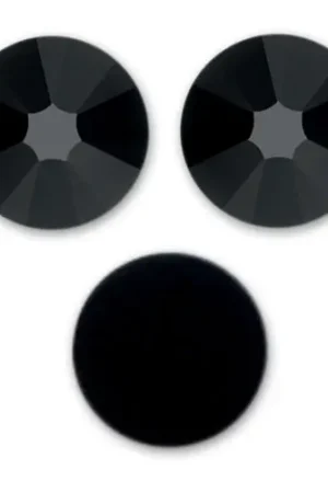 Novità Strass à coller en cristal PureCrystal 4 mm Jet  x36