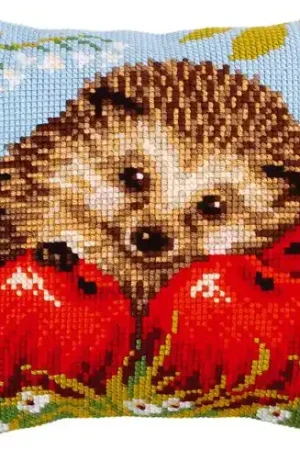 Kit cuscino fori grossi - Porcospino con le mele - Collection d'Art Super Prezzo