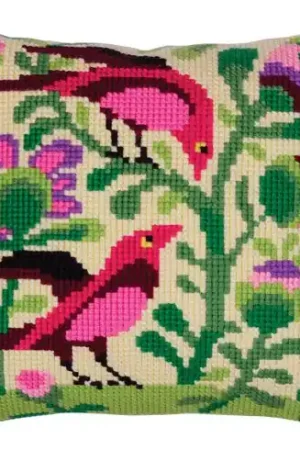 Compra Online Kit cuscino fori grossi - Uccelli del paradiso I - Collection d'Art