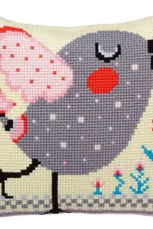 Kit cuscino fori grossi - Uccello primaverile - Collection d'Art Direttamente Dal Produttore