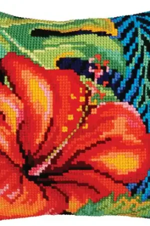 Ultima Occasione Kit cuscino fori grossi - Ibisco - Collection d'Art