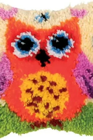 kit cuscini punto smirne - Signora civetta - Orchidéa Occasione Imperdibile