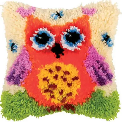 kit cuscini punto smirne - Signora civetta - Orchidéa Occasione Imperdibile