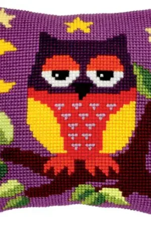 Consegna Rapida Kit cuscino fori grossi - Gufo - Orchidéa