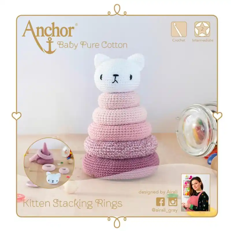 Promozione Kit all'Uncinetto - Anelli per Bambini - Anchor