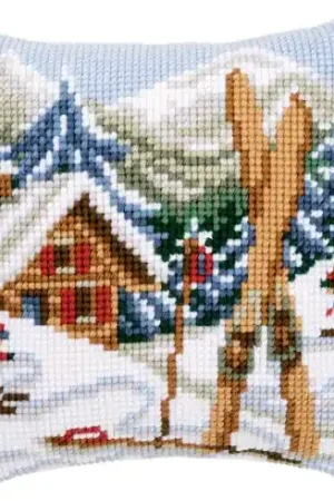 Nuovo Arrivo Kit cuscino fori grossi - Piaceri della neve - Vervaco