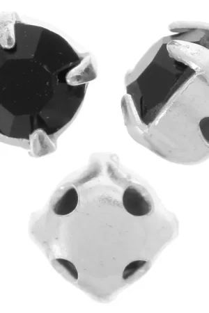 Offerta Chatons montés 4 mm Jet x10