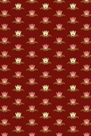 EQP Contemporary Classics - Water Lily - Cranberry Red Occasione Imperdibile