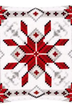 Economico Kit cuscino fori grossi - Cristalli di ghiaccio I - Vervaco