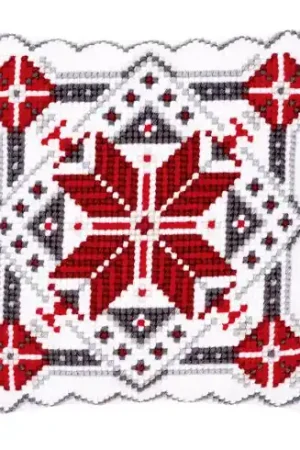 Kit cuscino fori grossi - Cristalli di ghiaccio II - Vervaco Di Tendenza