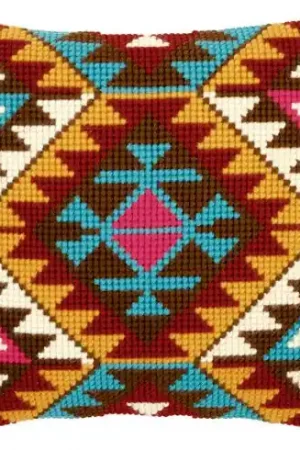 Direttamente Dal Produttore Kit cuscino fori grossi - Etnico - Vervaco