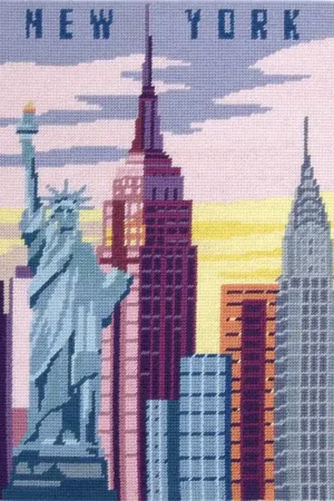 Ultimissimo Modello Canovaccio Stampato - New York - DMC