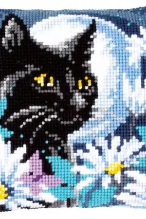 Soddisfatti O Rimborsati Kit cuscino fori grossi - Gatto nella notte - Vervaco